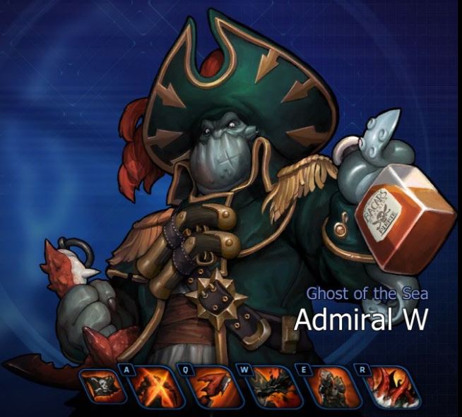 Admiral W, a character in Hyper Universe