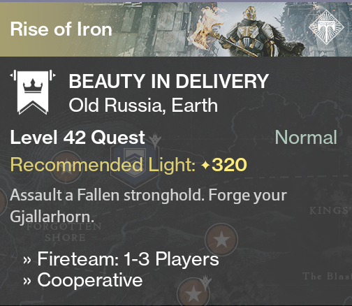 destiny rise of iron gjallarhorn quest