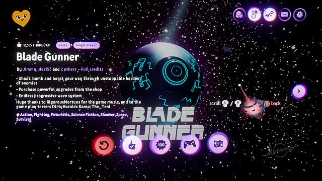 Blade Gunner is a lot like Resogun, one of the PS4's best shooters.