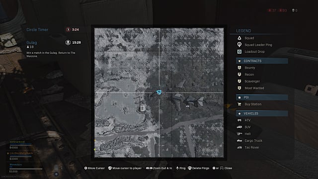 Fractured Intel 4 downed plane map. 