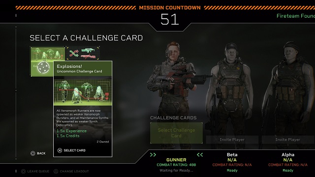 The campaign queue screen with the Explosions! challenge card highlighted.