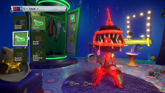 Plants vs Zombies Garden Warfare 2 chomper character upgrades