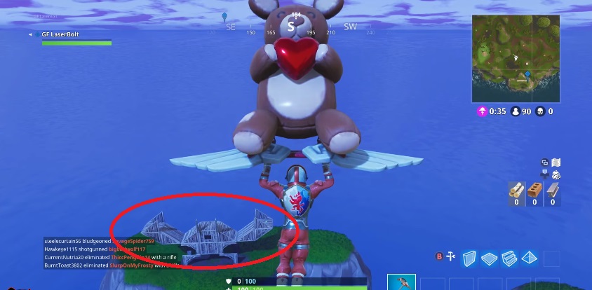 You can find the crab in Fortnite here