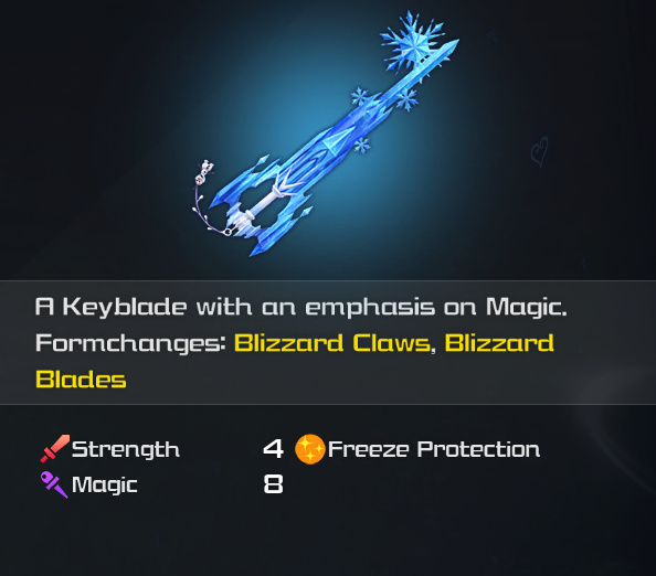 kh3 crystal snow keyblade
