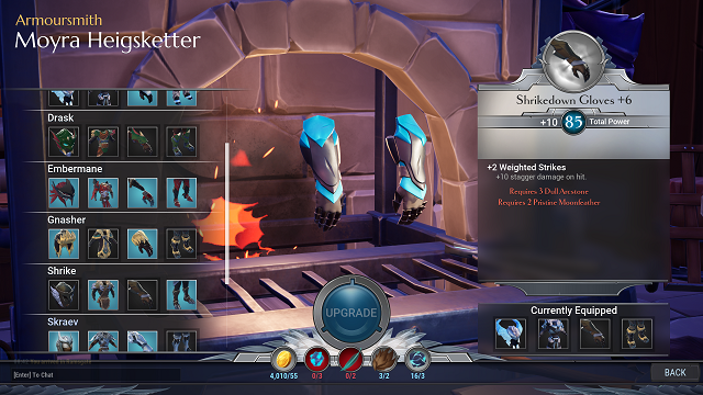 Shrikedown Gloves in Dauntless