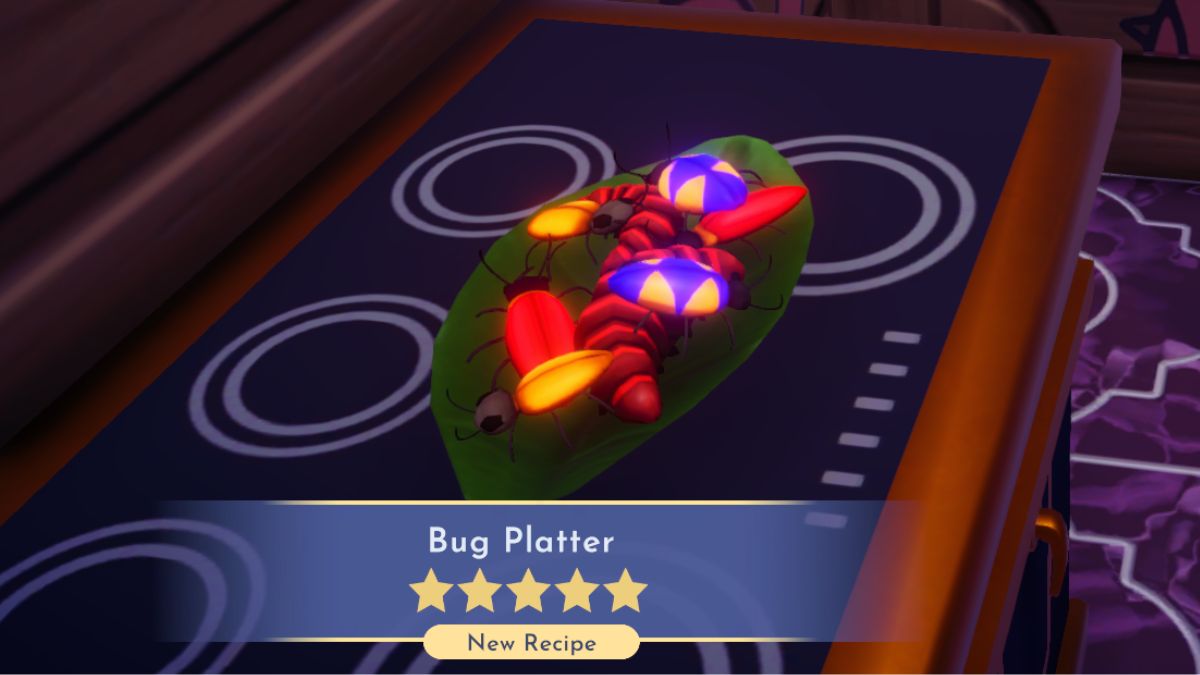 Disney Dreamlight Valley How to Cook a Bug Platter GameSkinny