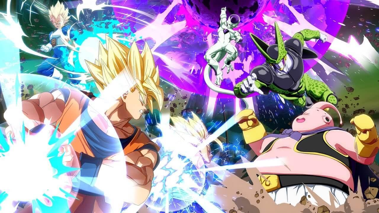 Dragon Ball FighterZ super warrior arc fighters going at it