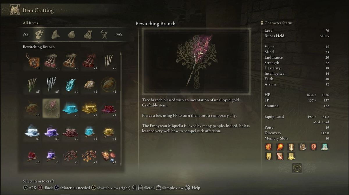 Elden Ring: How to Find and Craft the Bewitching Branch – GameSkinny