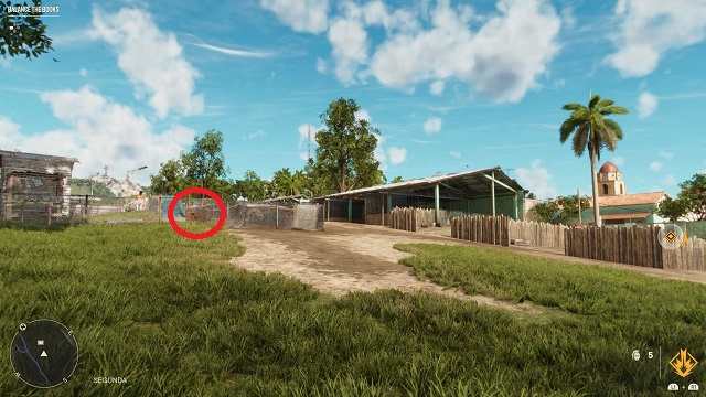 Screenshot of La Muerta Negra's in-game location.