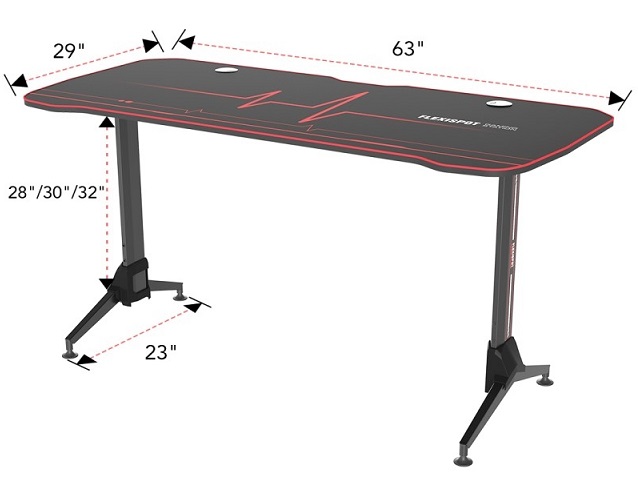 Need Computer Desk 63 Inches Large Size Desk Gaming Desk Writing Desk