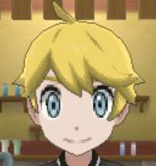 Boy with Honey Blond hair color in Pokemon Ultra Sun and Ultra Moon