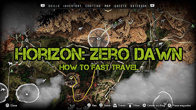zero dawn fast travel