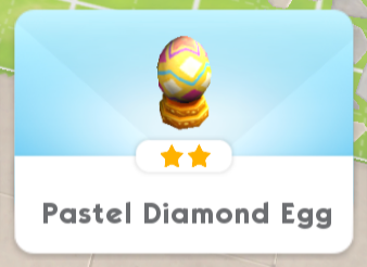 Pastel Diamond egg as part of The Sims Mobile egg hunt