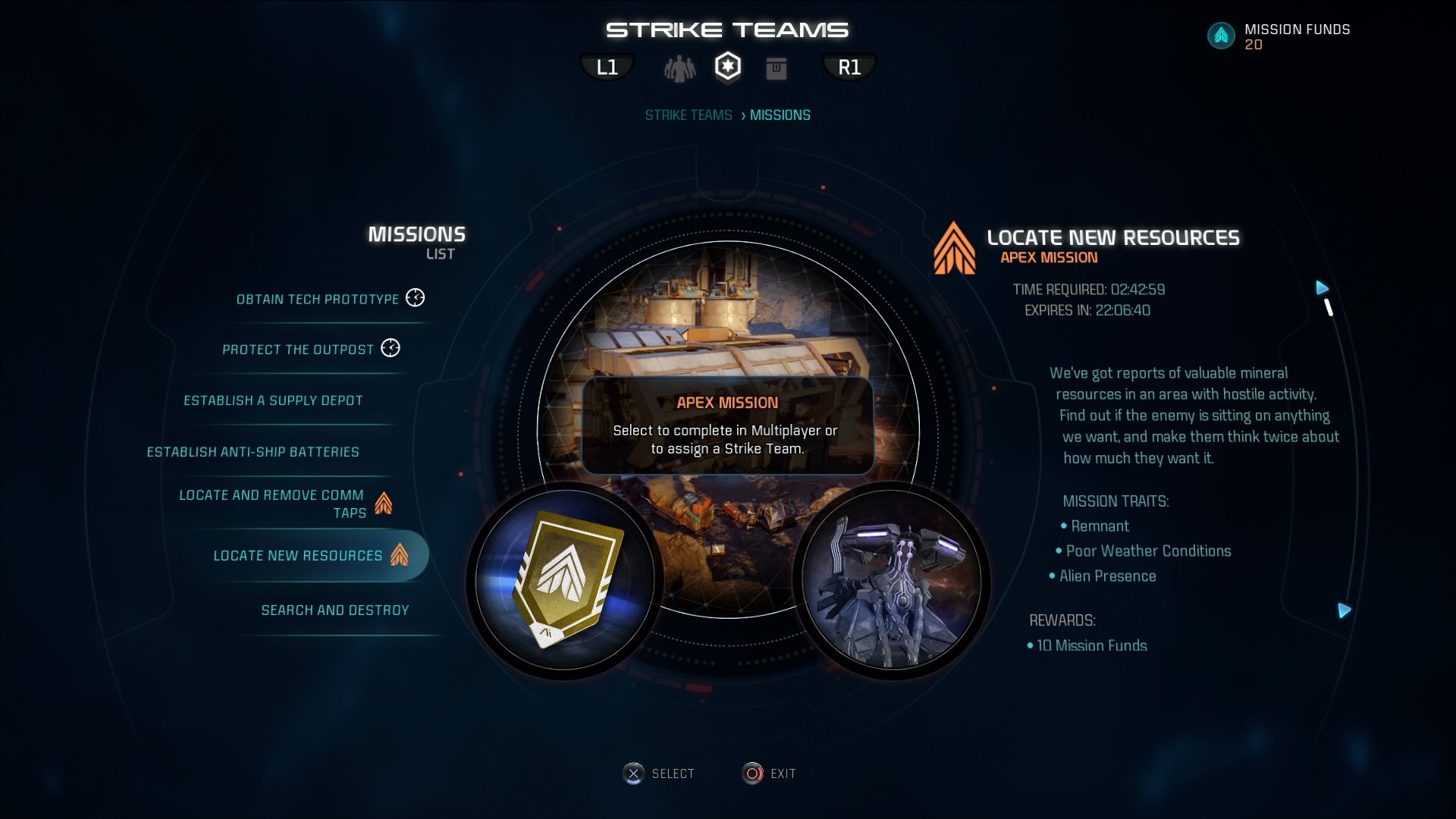 Mass Effect: Andromeda, strike teams