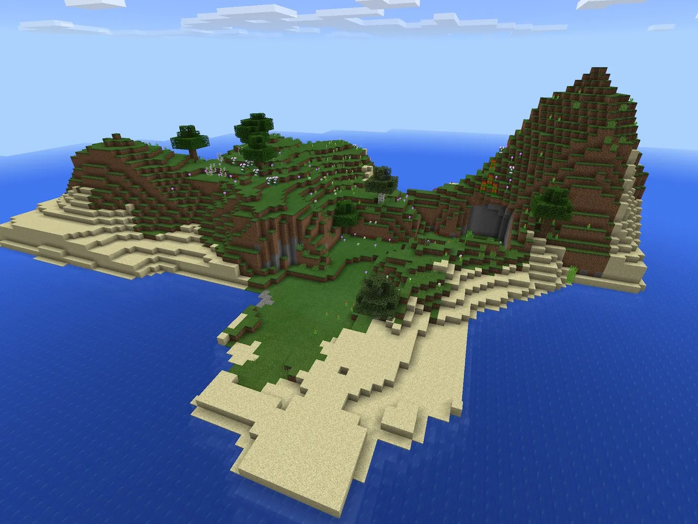 Minecraft seed survival island tom hanks castaway