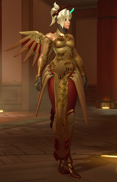 Mercy year of the rooster skin