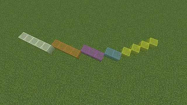 For a 5 block Minecraft circle, build horizontally, then vertically.
