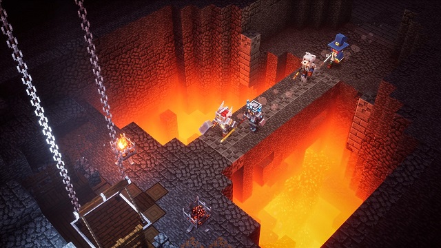 Minecraft Dungeons lets you adventure with friends using local, split screen coop.