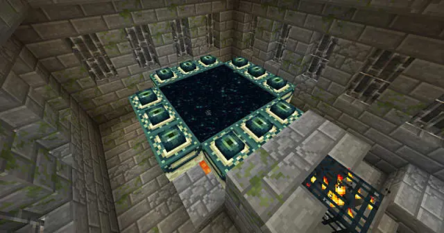 An End Portal in Minecraft.
