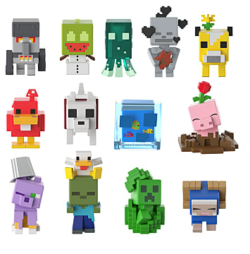 Minecraft Minis figures from Mattel. 