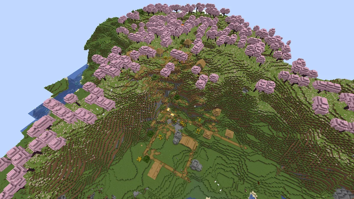 minecraft-top-seeds-cherry-blossom-village-spawn-7d2ce.jpg