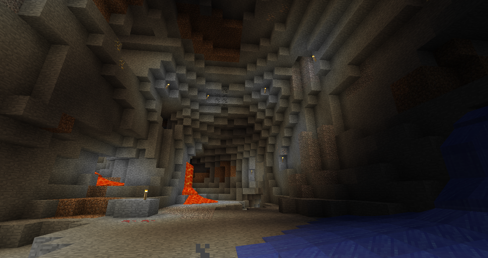 Minecraft Cave Background