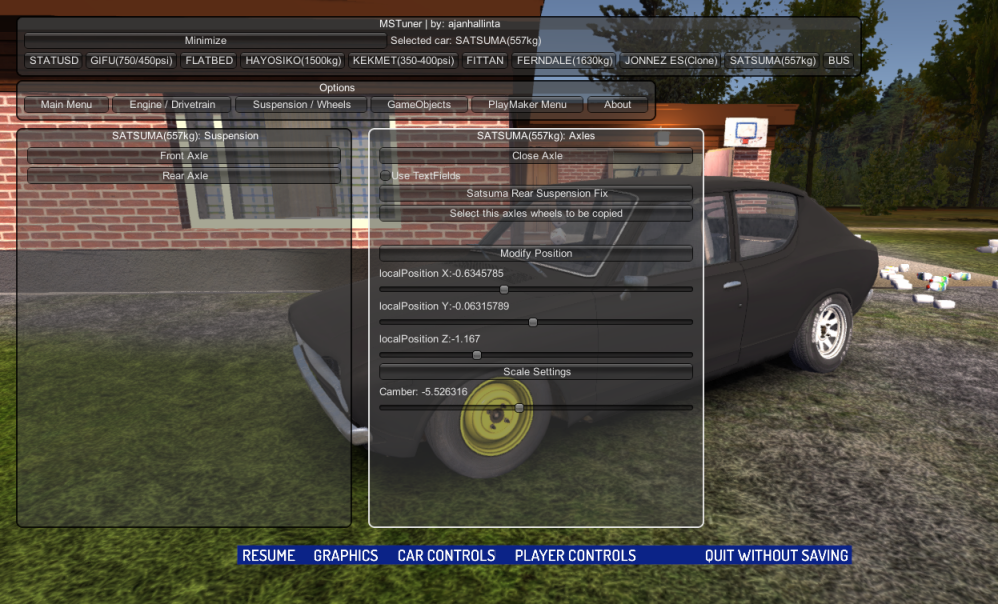 My Summer Car GAME MOD MSC Perfect Savegame - download