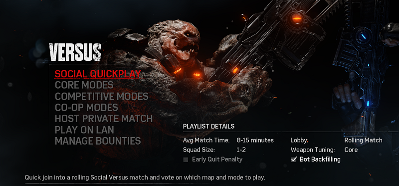 Gears of War 4 reveals offline LAN, free matchmaking DLC, smooth