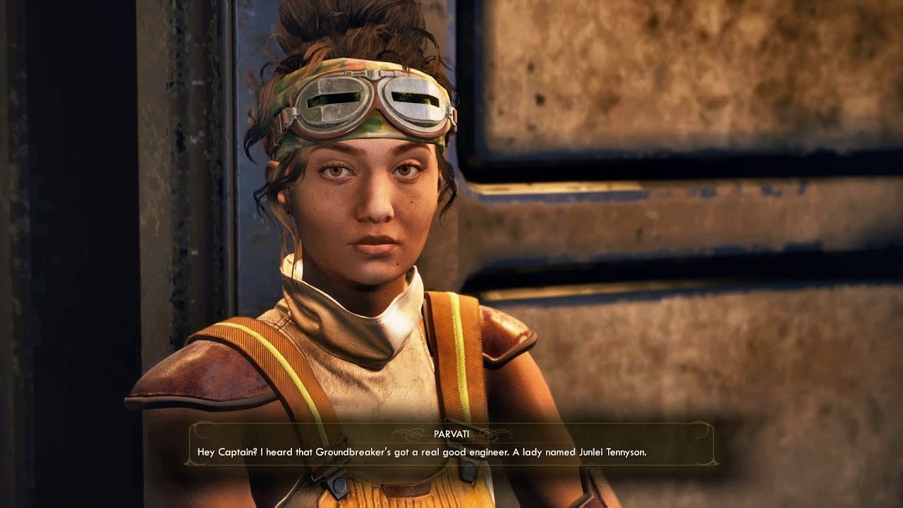 the Outer Worlds companion, Parvati