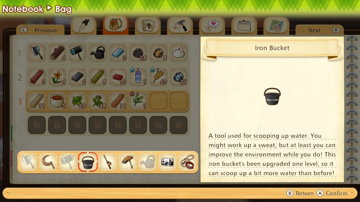 Story of Seasons Pioneers of Olive Town Bucket Guide GameSkinny