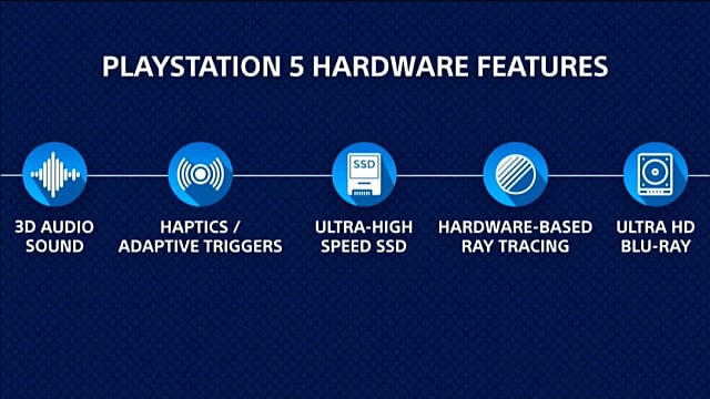 The high-level specifications and hardware capabilities of the PlayStation 5.