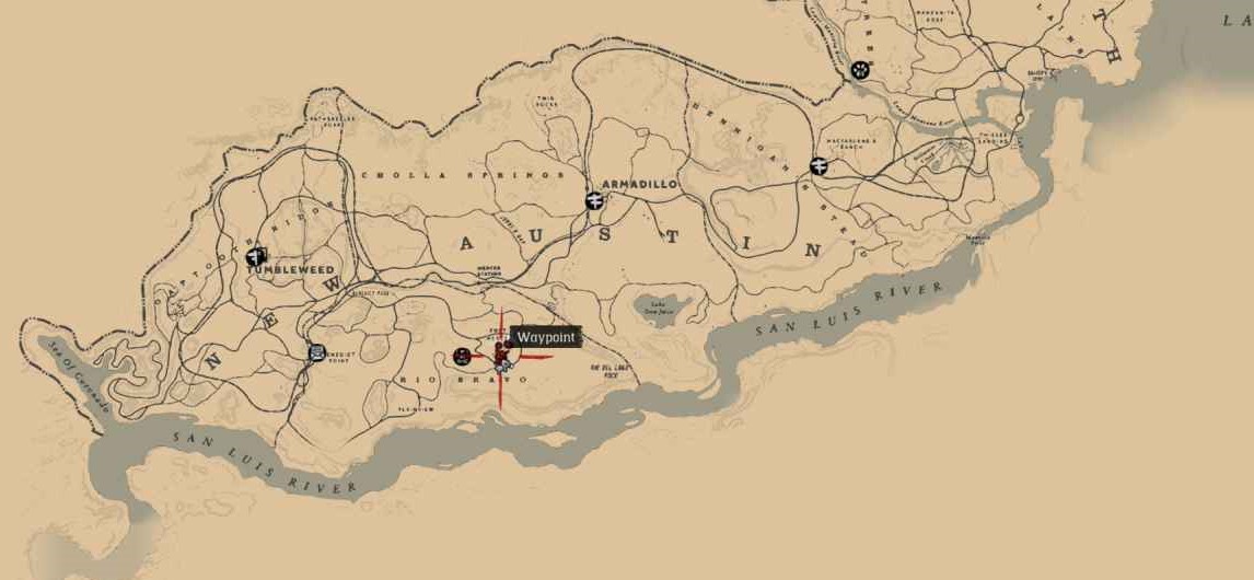 Red Dead Online Guide: All Red Dead Online Hideouts Location World Map