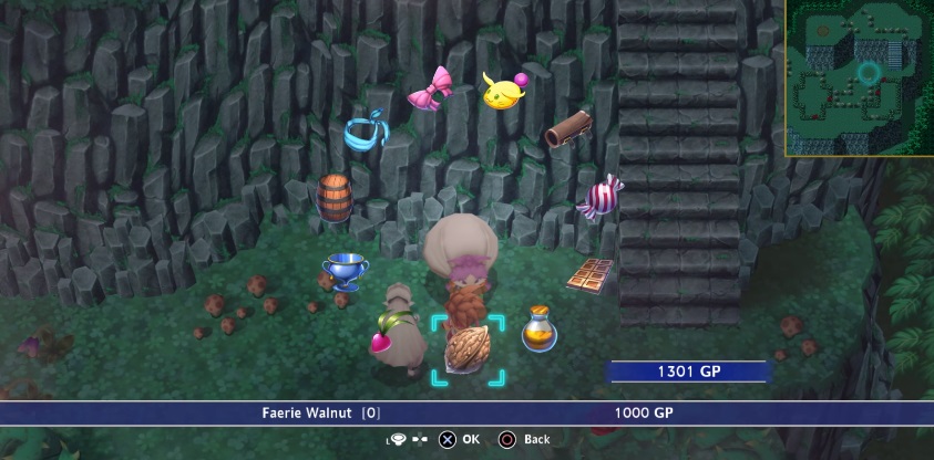 Be careful if you want to switch characters in Secret of Mana, as you might swap out the wrong weapon