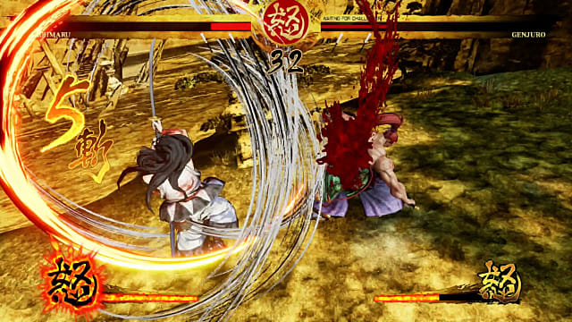 Haohmaru fights Genjuro in Samurai Showdown Switch.