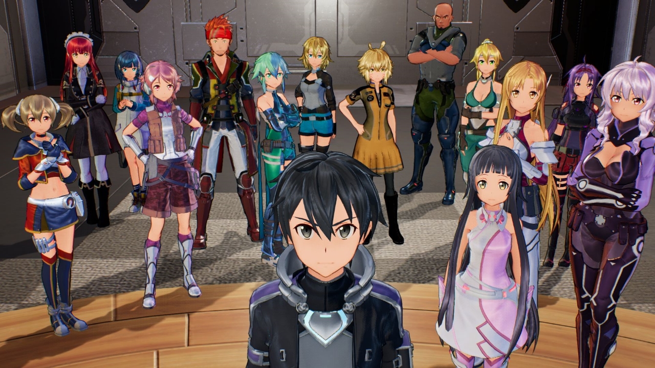 Sword Art Online: Fatal Bullet features a wide and varying cast of characters