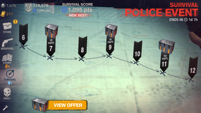 Play Survival Mode How to Upgrade and Build Weapons Into the Dead 2 Guide
