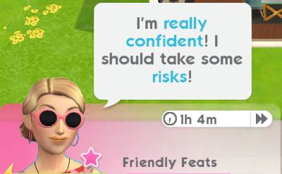 A really confident Sim