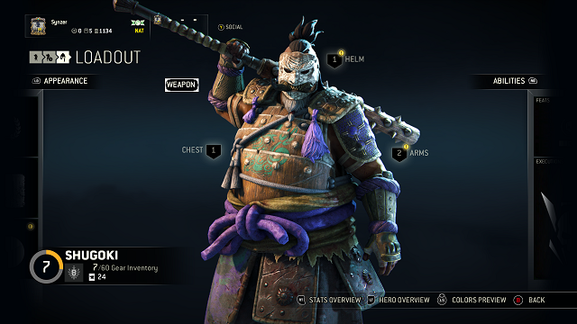 for honor gear
