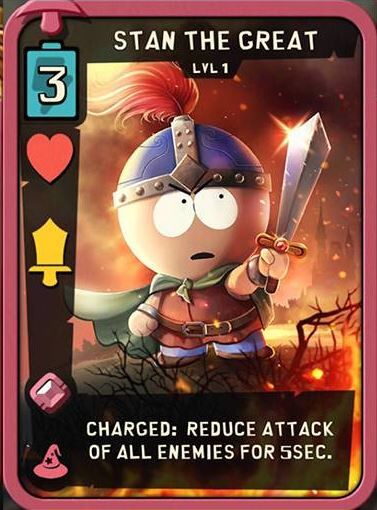 Stan the Great Best Cards Fantasy South Park Phone Destroyer Guide