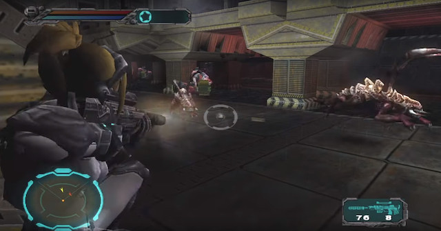 A screenshot of the leaked Blizzard third-person shooter, Starcraft Ghost