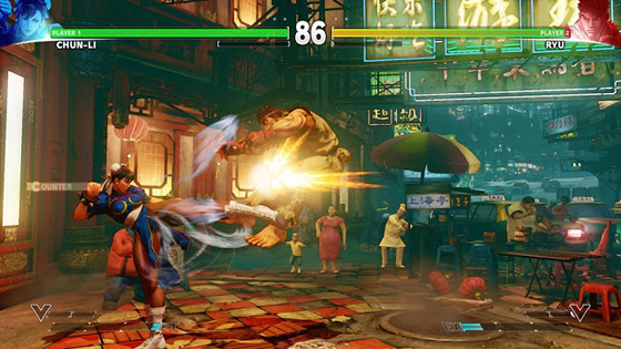Street Fighter V normal attack