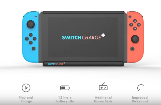 SwitchCharge, SwitchCharge+, Nintendo Switch, Switch, Nintendo