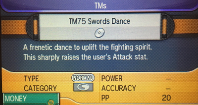 pokemon sun and moon swords dance