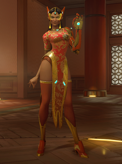 symmetra year of the rooster skin