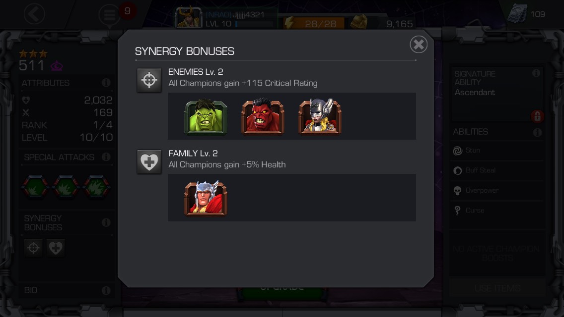 Contest of Champions Beginner's Guide Synergy Image