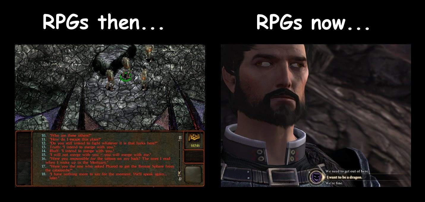 RPGs now, RPGs then, nostalgia goggles