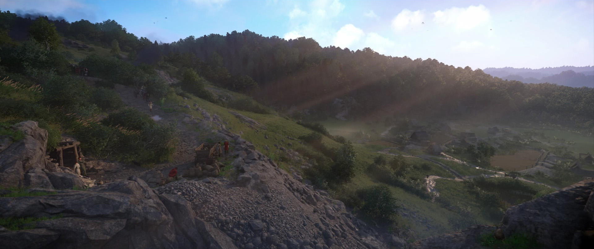Kingdom Come provides gorgeous vistas in its open world