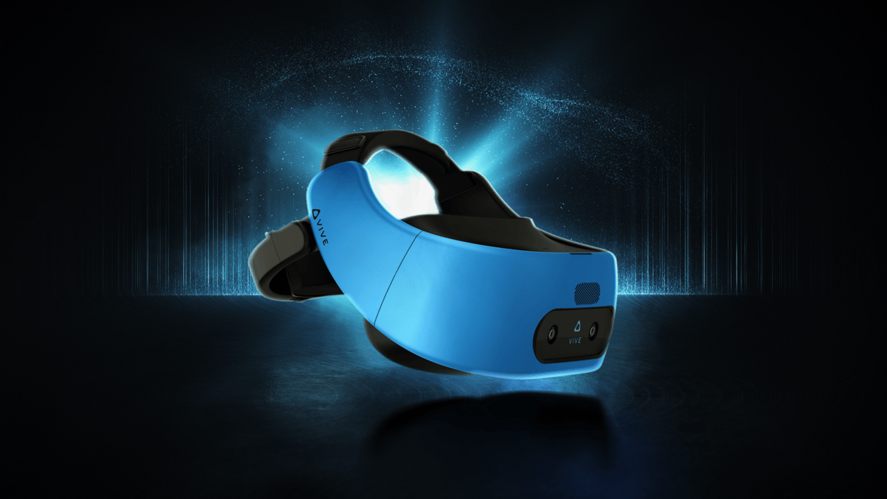 HTC Vive Pro in blue
